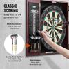 Dartboard and Cabinet Set Official Size Complete Accessory Steel Tip Dart
