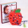 Wooden Diy Educational Toy For Children With Nonelectric Interactive Fruit Puzzle