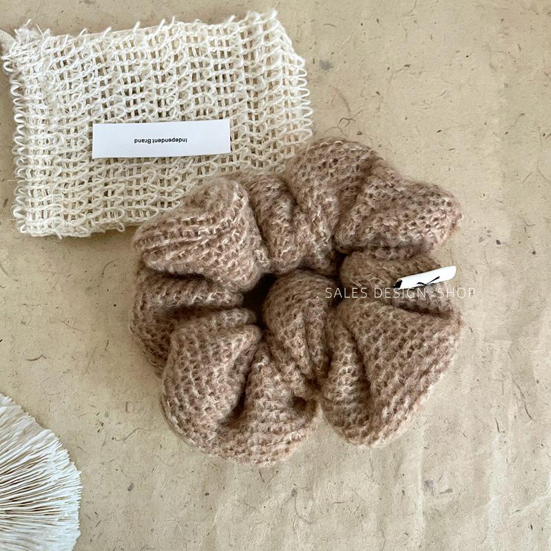 Elastice de păr din tricot lână elastic, stil coreean: Accesoriu de Păr la Modă Toamnă/Iarnă