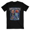 Megadeth 'Vic Head Grid' (Black) T-Shirt (Small)