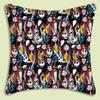 Halloween Skull Jack Sally Pillow Covers Cartoon Sofa Decorative Home Double-Sided Printing Short Plush Cute Cushion Cover