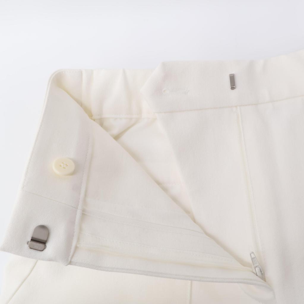 CYCLAS White Straight Pants Bottoms 34 whiteUsed