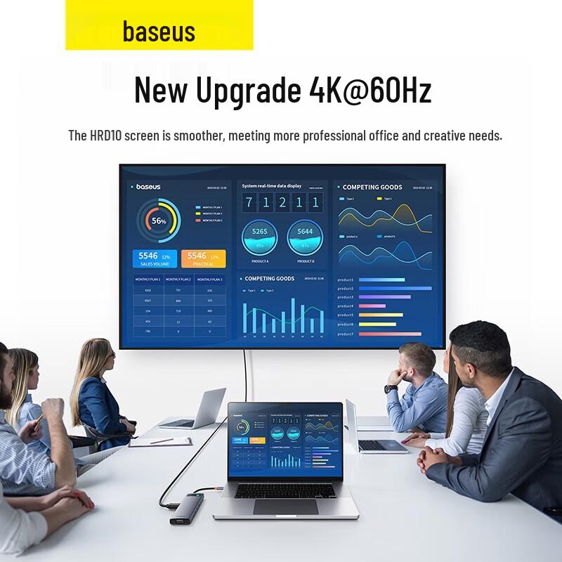 Baseus 11-in-1 USB-C Hub with 100W PD & 4K HDMI