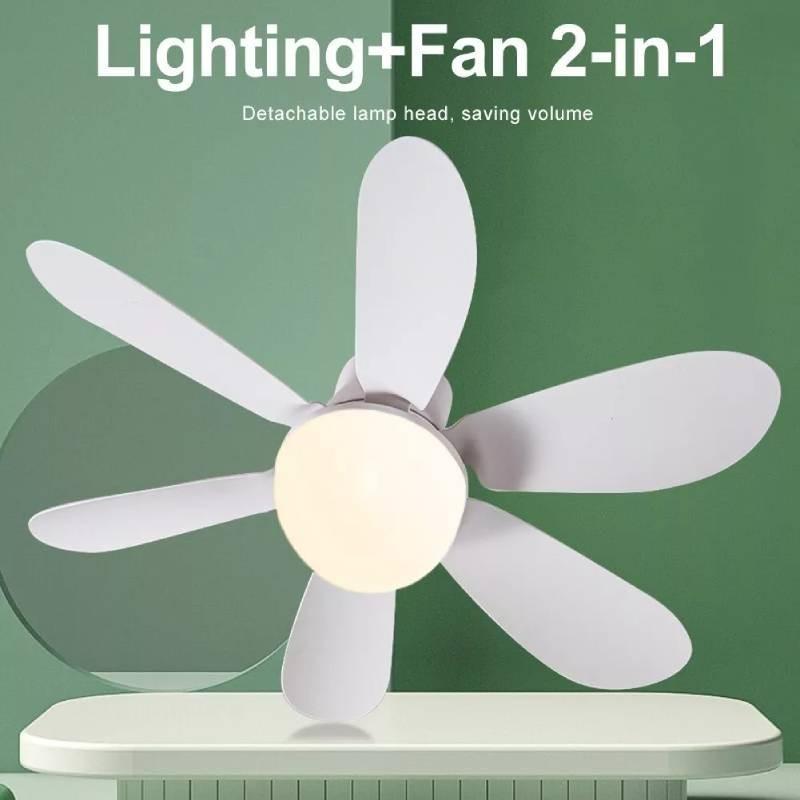 Modern Ceiling Led Fan Remote Control Light Dimmable Living Room Fan Tool Lamp