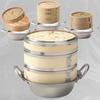 Hist Seiro Dedicated Induction Stainless Cooking Boiling Pasta 18cm Pot, Compatible, Steel, Steamer, Single-Person Pot, (Fits Seiro)