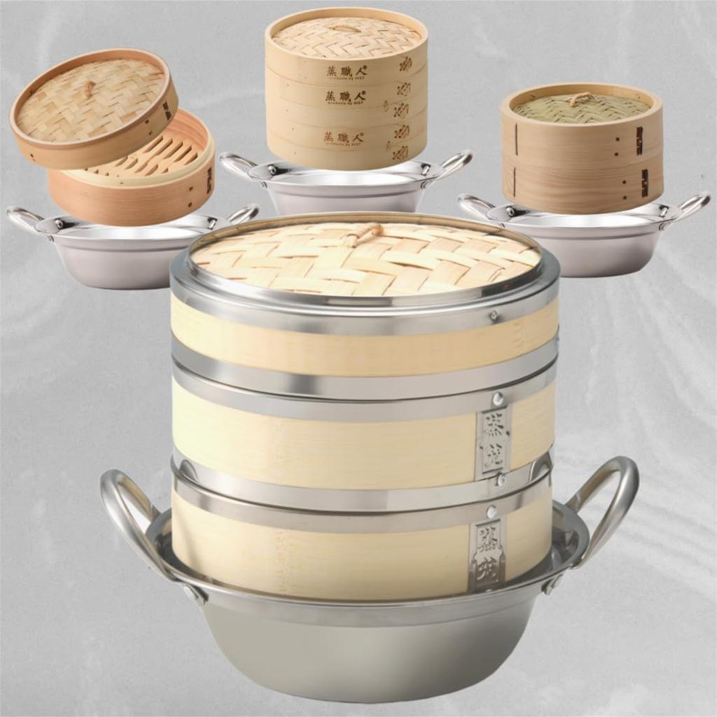 Hist Seiro Dedicated Induction Stainless Cooking Boiling Pasta 18cm Pot, Compatible, Steel, Steamer, Single-Person Pot, (Fits Seiro)