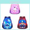 Elsa Cinnamoroll Kuromi Spider-Man Rucksack aus leichtem Nylon mit Rückenschutz für Schulkinder