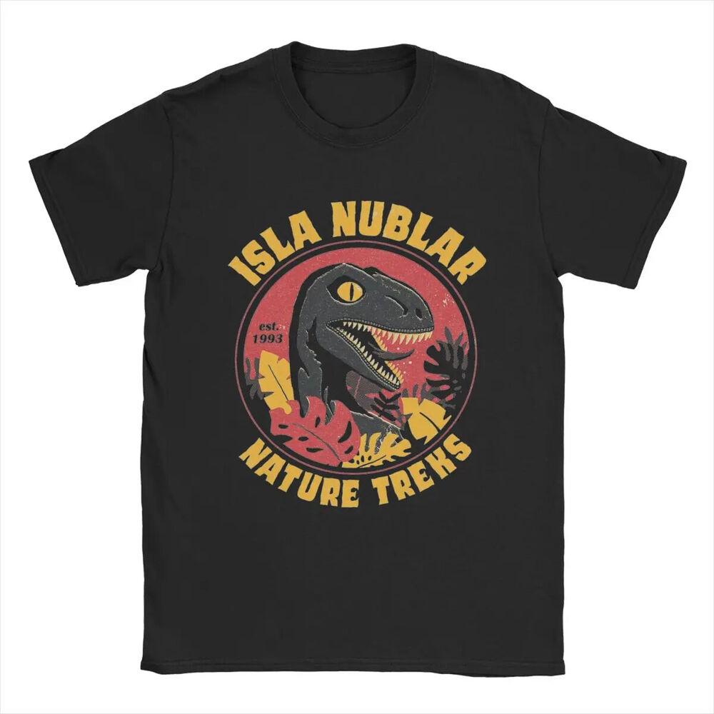 SALE Isla Nublar Nature Jurassics Parks T Shirt Men s 100% Cotton Casual T-Shirt Unisex T-Shirt XXXL