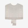 ISABEY Striped Knit Shawl (VKACB7991)