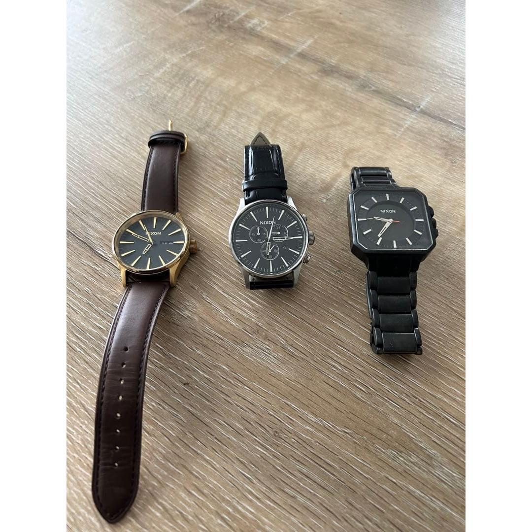 Used NIXON watch set of 3