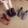 Women's Boots 2025 Autumn and Winter New Flat Soft Soled Short Boots National Style Vintage Womens Shoes Warm and Cotton Shoes