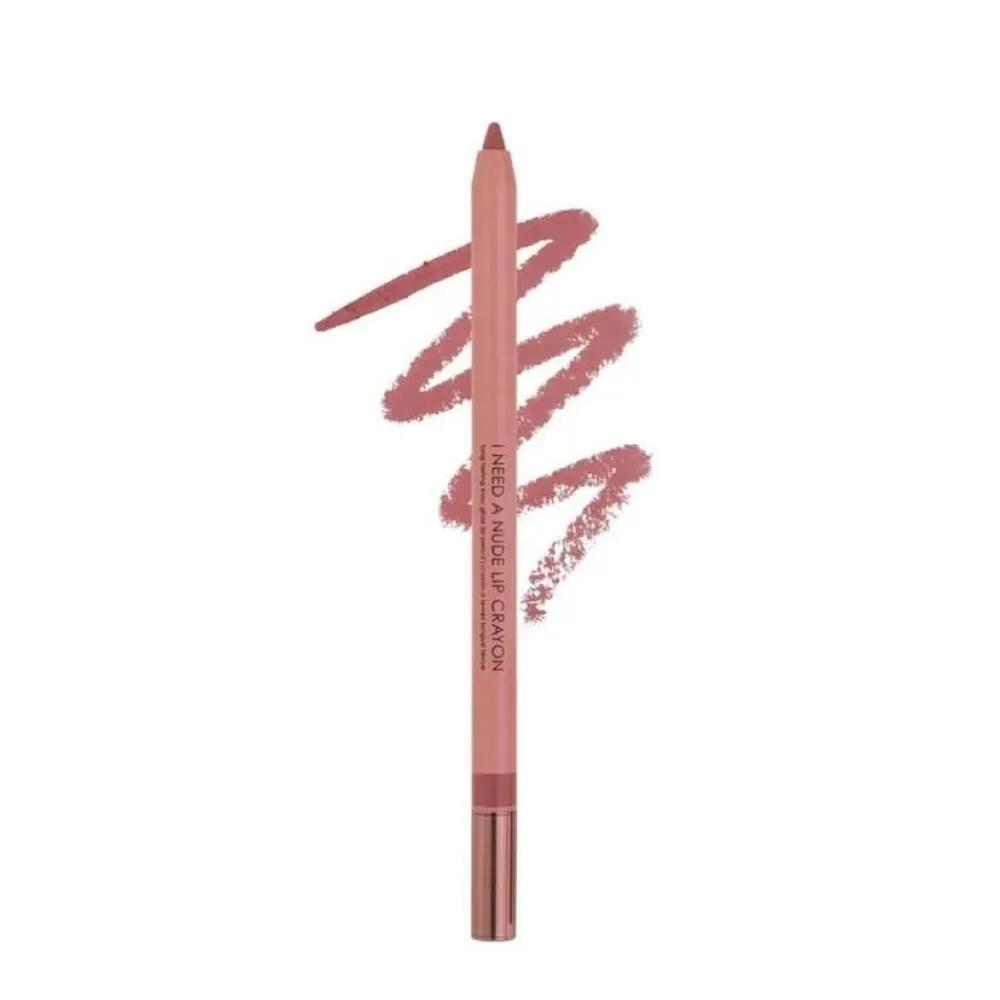 Natasha Denona I Need A Nude Lip Crayon - P5 Gaia (Mauve Pink) + Bonus Premium Korean Sheet Mask