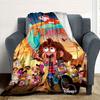 1pc, Disney Primos Blanket Cartoon Characters Throw Blanket Soft Bedding Decorative Blankets for Couch Sofa