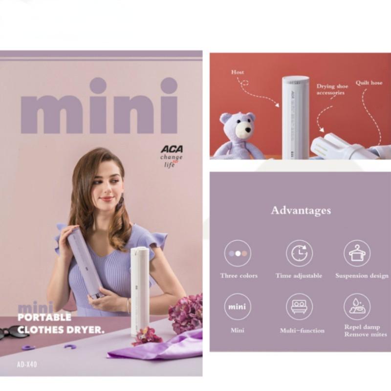 400W Foldable Mini Portable Clothes Dryer Multi-function Quick Drying Machine with Timing Intelligent