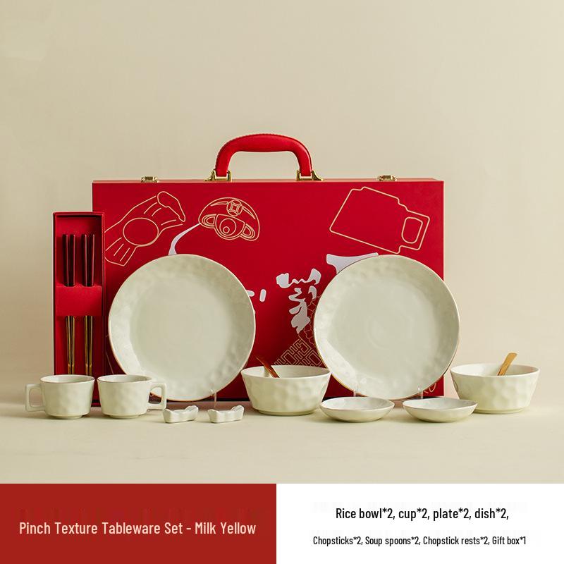 

Специальный свадебный подарочный набор: Посуда, Миски, Палочки для еды для Невесты и Молодоженов, Идеальные Подарки на Помолвку и Приданое