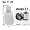 Gongwo E27 to E40 Light Bulb Socket Adapter 10-pack