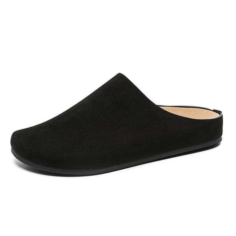 

Большой размер 38-46 Туфли мюли с открытой пяткой Повседневные Мужские Замшевая кожа Без задника Лоферы Тапочки Полуботинки Слипоны Балетки Шлепанцы Сандалии 38