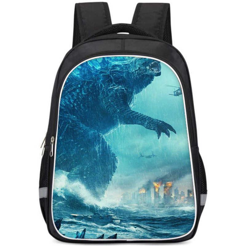 Large Capacity Lightweight 3d Godzilla Backpack For Kids Perfect For School