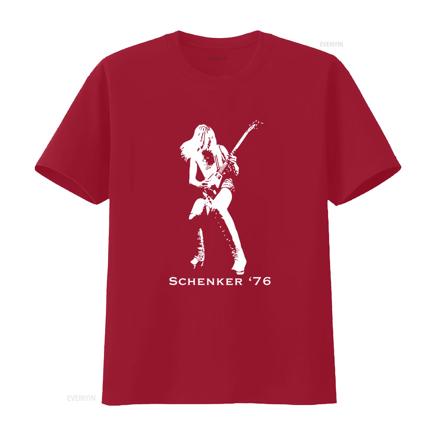 

Vintage Michael Schenker 76 Guitarist Rock Band Mens T Shirt Royal Blue All Sizes vintage Washed Breathable Slightly S
