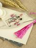 Peking Opera Mask Bookmark Set: Chinese Style, Creative Leaf Design, Perfect for Classmates and Female Students – Great Birthday Gift.