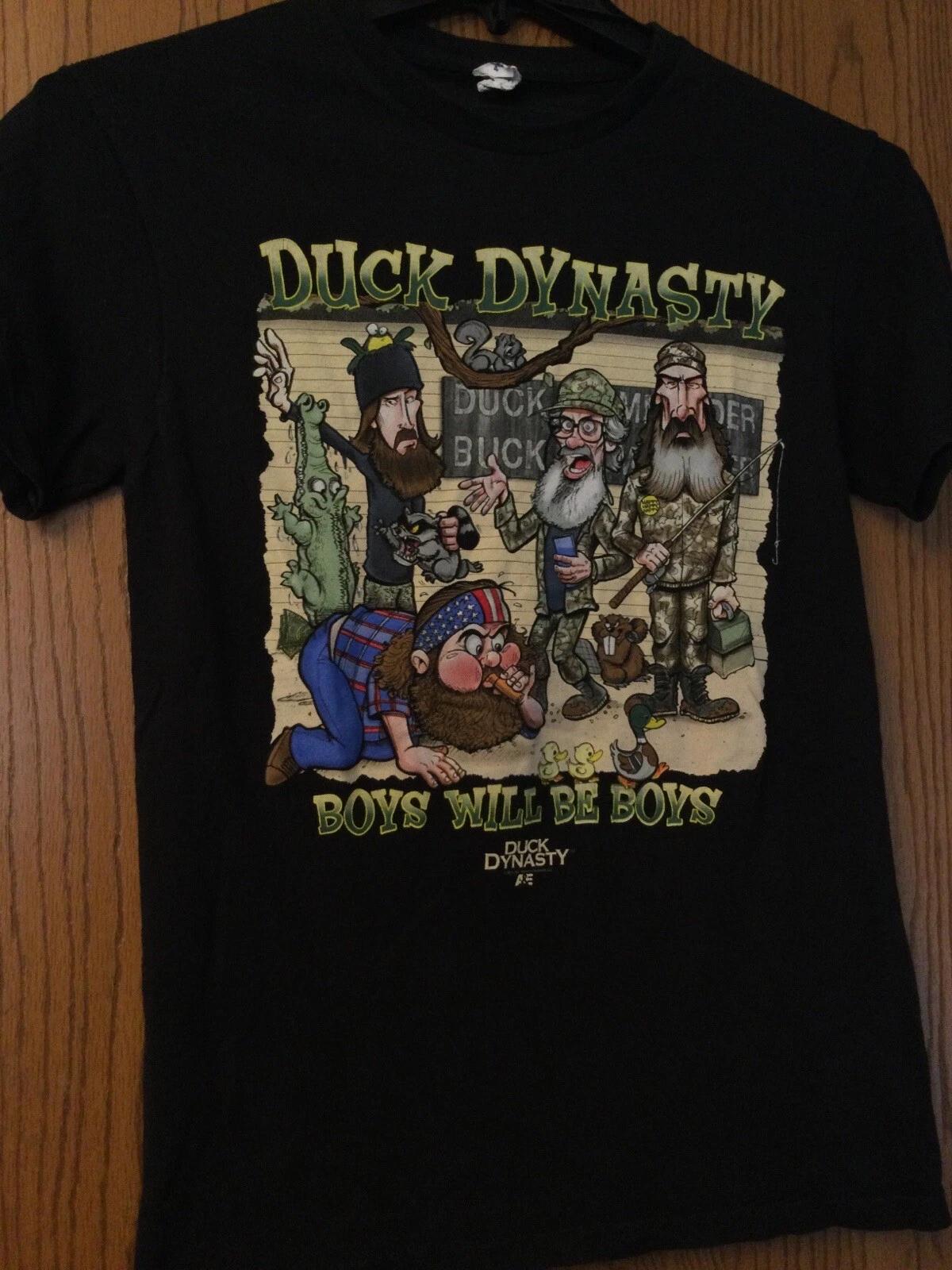 Duck Dynasty - “Boys Will Be Boys” - 2012 Black Shirt - S - Delta XL