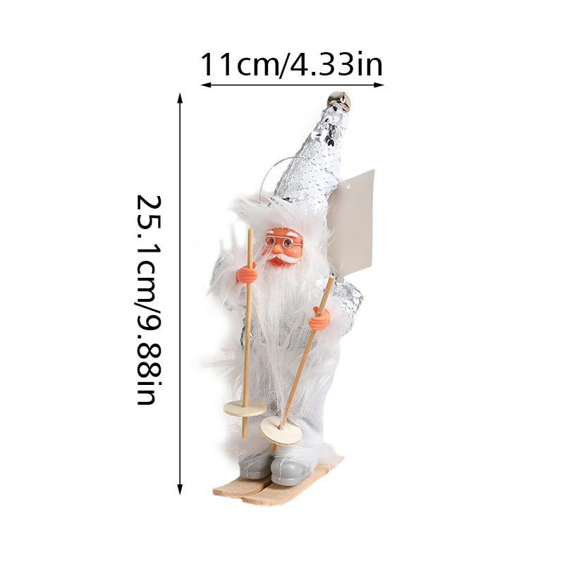 Christmas Santa Claus Ornaments Home Party DIY Desktop Bookshelf Exquisite Festival Supplies