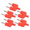 5Pcs Dual Banana Plug Double Row 1 Female To 2 Male Strong Connectivity Good Conductivity Banana
