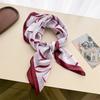 American retro imitation silk printing silk scarf small square scarf high-end shawl sunscreen neck scarf headscarf scarf new