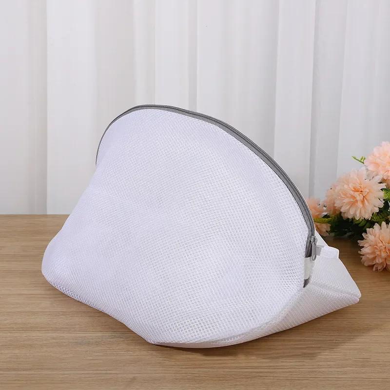 

1/2PCS Shoe Laundry Net Set Laundry Net Laundry Bag with Zipper for Washing Machine and Dryer Sneaker Laundry Nets Laundry Bags L-42x24x24cm-1PC сірий