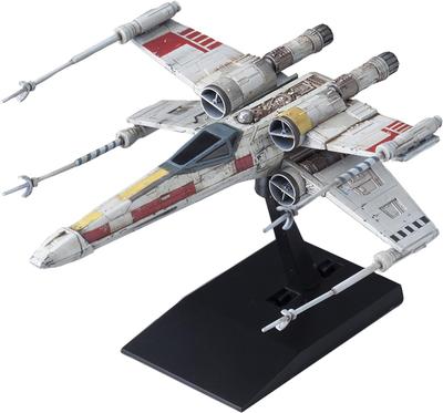 BANDAI SPIRITS Star Wars Vehicle Model 002 Starfighter Plastic Model Kit X-Wing Pre-colored