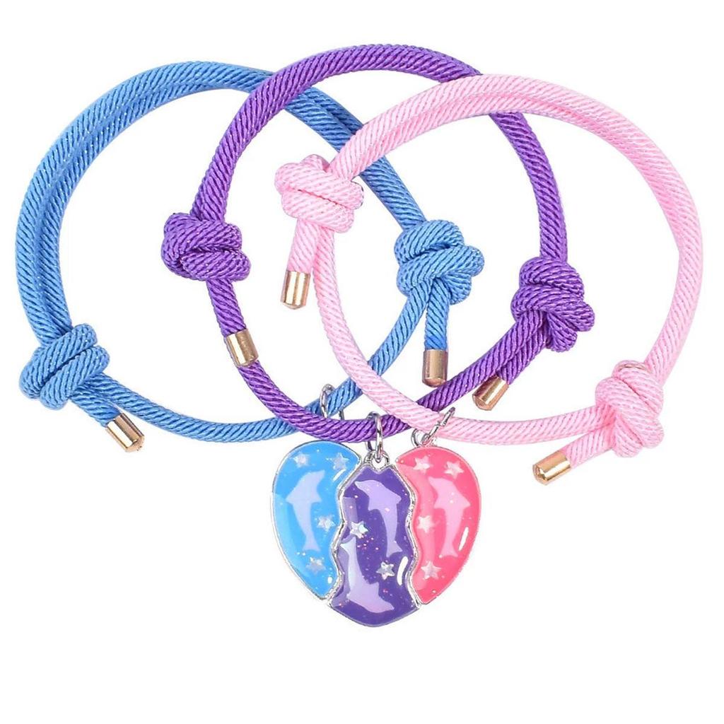Best Friend Magnetic Necklace: Cute Back-to-School Gift & Birthday Pendant for Her