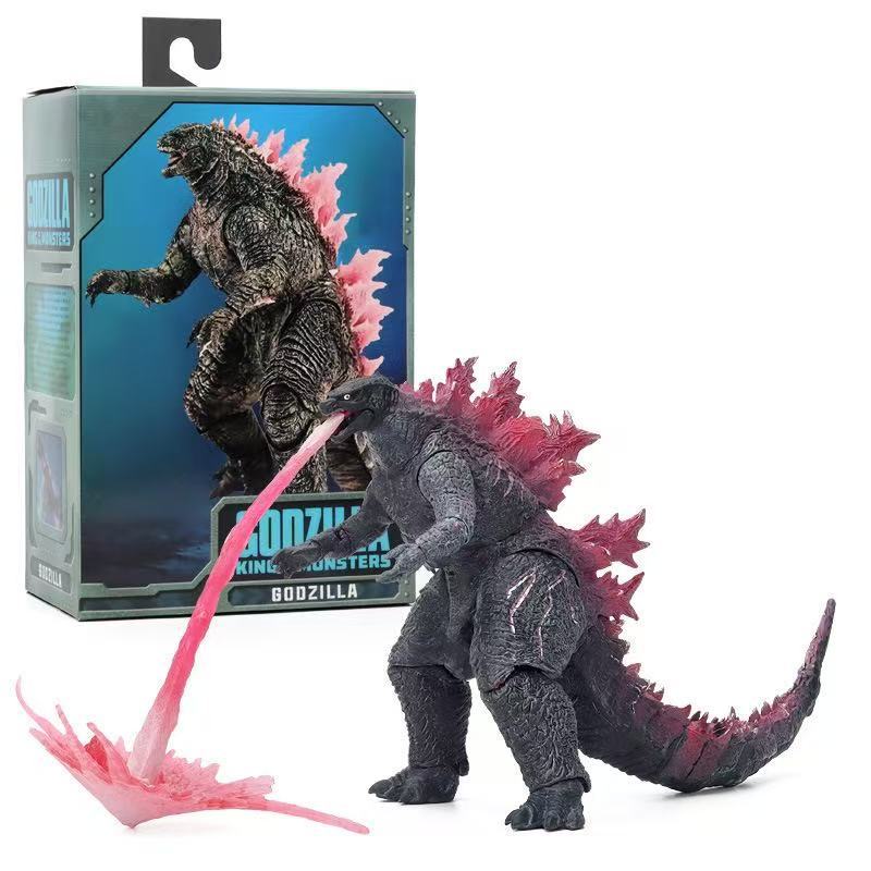 Godzilla vs Kong Action Figure Film Mechagodzilla Mostro Soffio Nucleare Giocattolo da Collezione Modello per Bambini Adulti