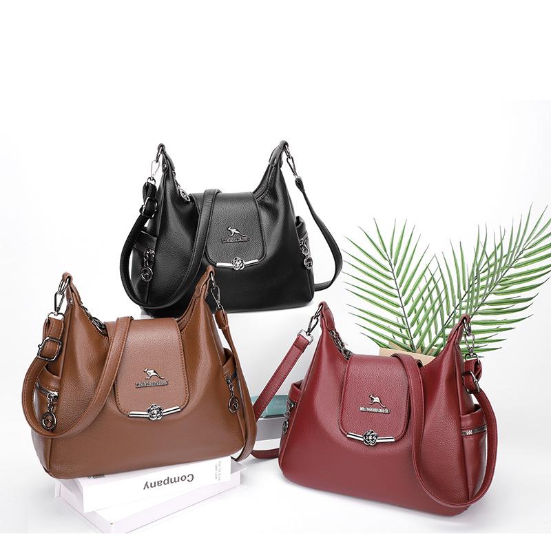 Kangaroo Large Capacity Luxury Crossbody Bag – 2025 Versatile Fashion Commuter Shoulder Bag
