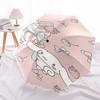 1pc Ice Cream Rabbit Umbrella Automatic Open/close, 8-Rib Durable Frame, Compact Folding Design, Ideal Birthday/Holiday Gift  1186A