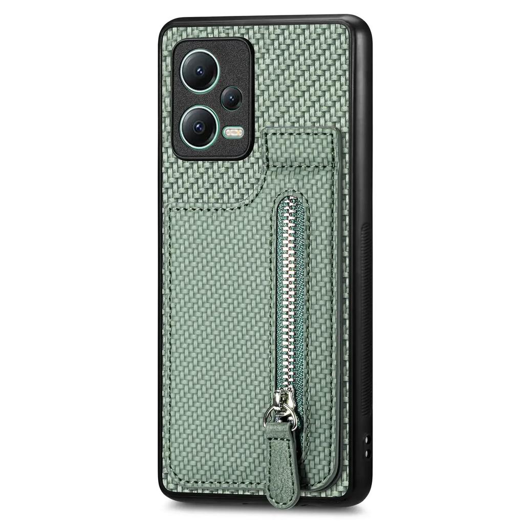 Zipper Wallet Vertical Cards Solt Case For XiaoMi Redmi Note 13 Pro Plus 12 10s 10 4G 13T POCO X3 NFC X6 X5 13C Bag Stand Cover