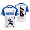 Japan One Piece Luffy Football Jersey Men T-shirt Football Special Jersey Adult Men's Quick-Drying T-shirt