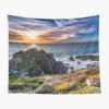 Ocean Sunset Tapestry Beach Wave Wall Hanging Tapestries Sky Cloud Scenery Tapestry  Home Decor for Bedroom Dorm Living Room