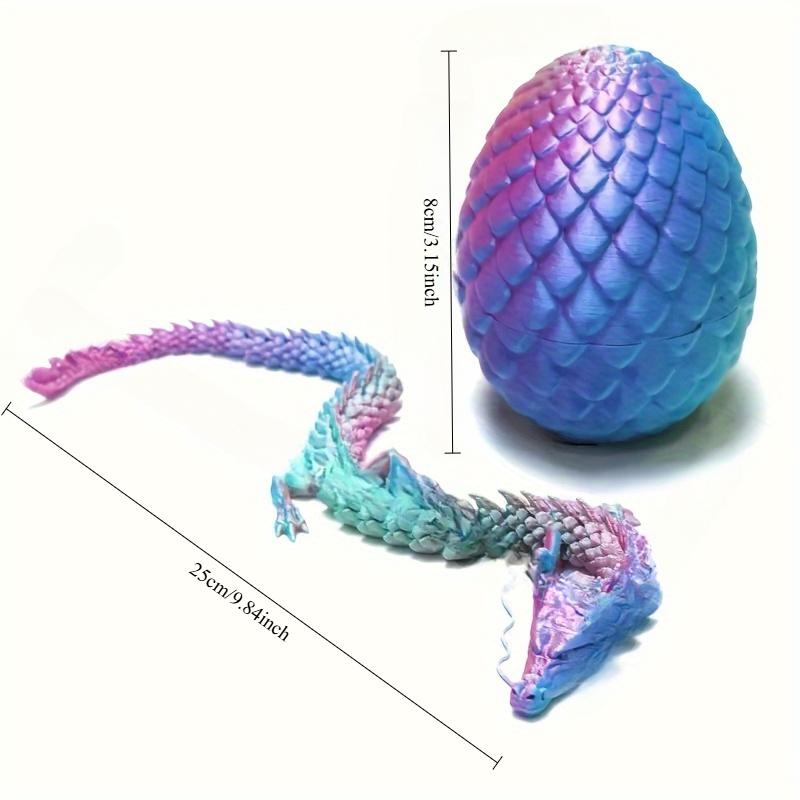 3D Dragon Printed Model - Colorful Anime-Inspired Collectible Desktop Accessory