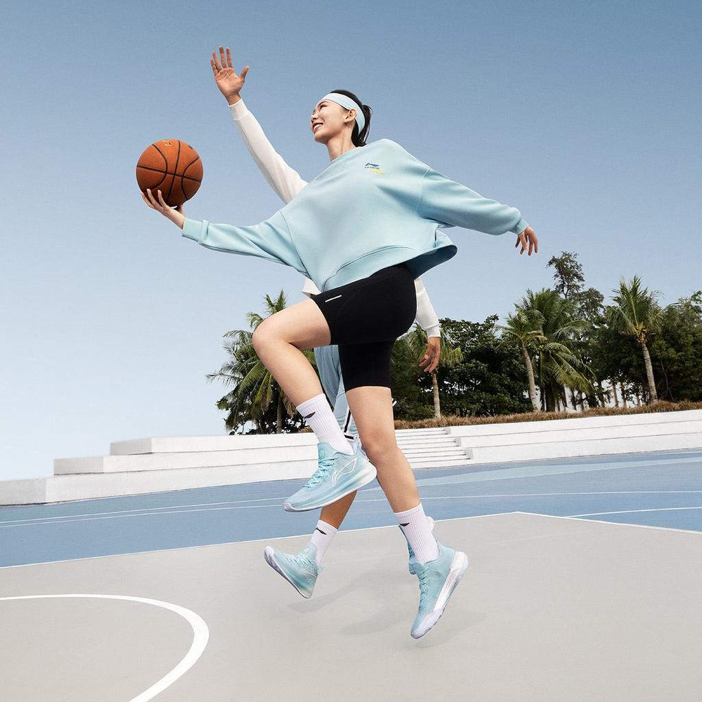 Scarpe da Basket Li Ning Liren 3 V2 Basse da Uomo Blu Acqua ABAT057-2