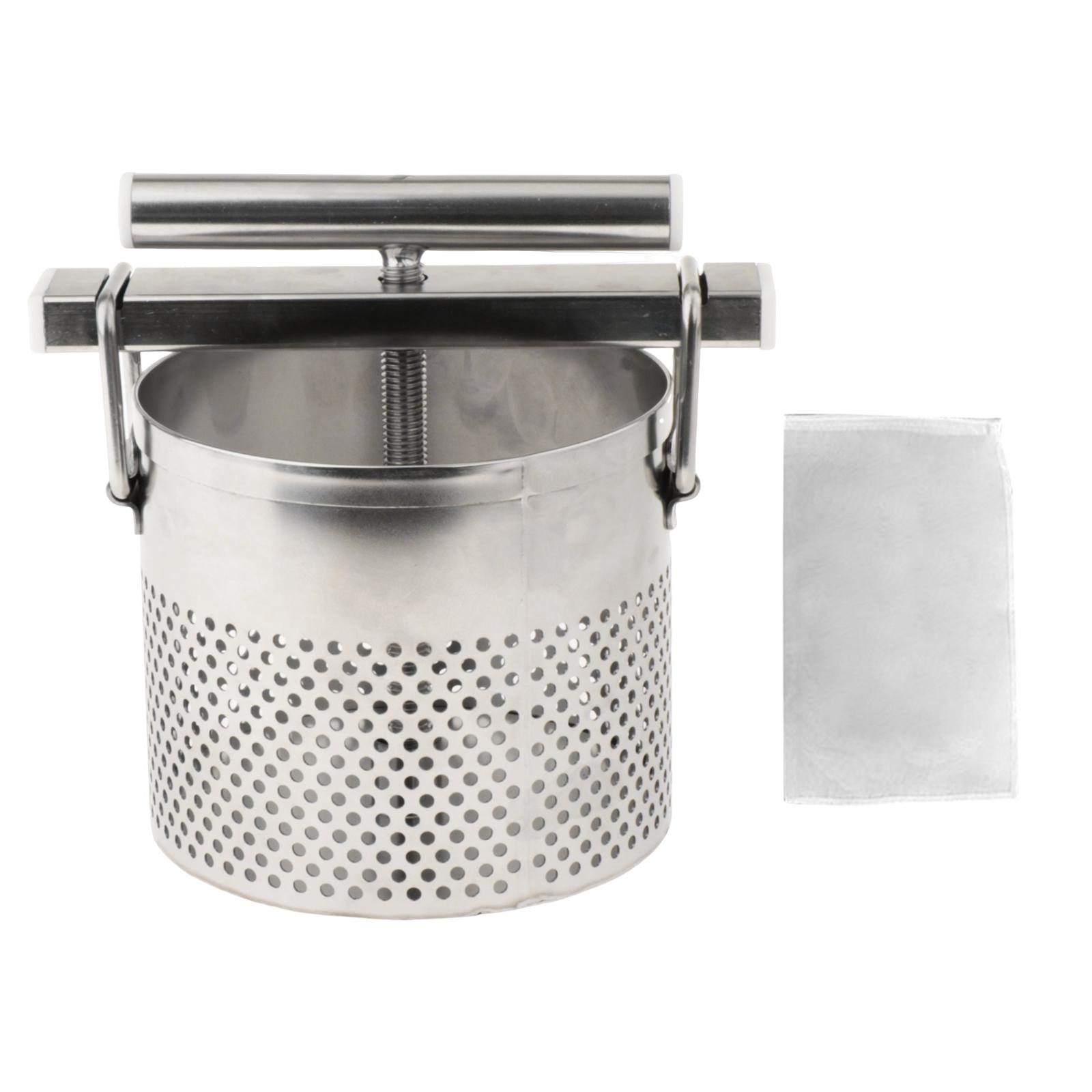 Stainless Steel Vegetable Filling Squeezer Grape Fruit Juicer Kitchen Press for Restaurant Commercial Use Sturdy Fruit Press