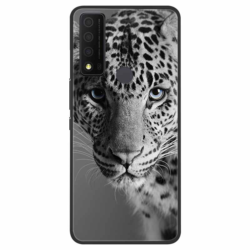 For TCL 30 XE 5G Case Marble Cat Soft Silicone Back Case for TCL 30 XL 30V 5G Phone Cover TCL30 XE T767W 30XE 5G Coque Funda Bag