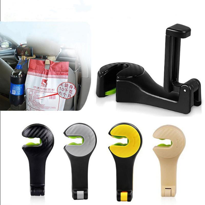 

New 1pcs Car seat hook Hidden car mobile phone holder car invisible seat back hook