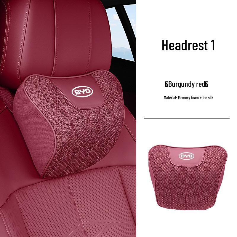 BYD Autokopfstütze Lendenwirbelstütze & Eis-Seiden-Sitzkissen für Qin, Yuan, Han, Song PLUS, dmi Tang DM & Champion Edition EV