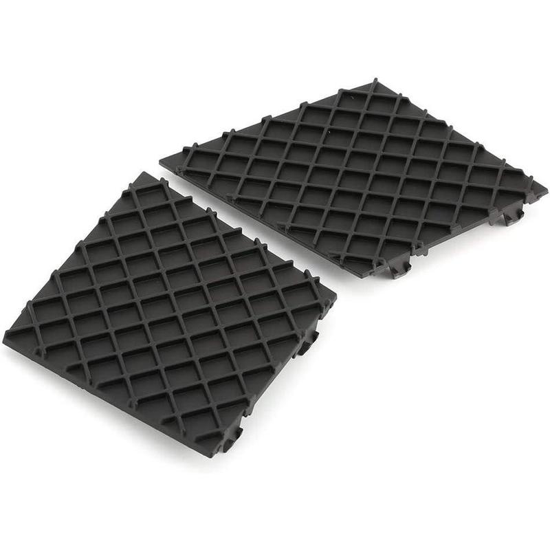 2pcs For BMW E60 E61 M Sports Package 2004-2009 Car Front Bumper Lower Mesh Grille Plate Trim Cover 51117897186 51117897184