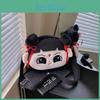 Laughing Cute Nezha And Big Eyed Expression Cartoon Embroidery Backpack Plush