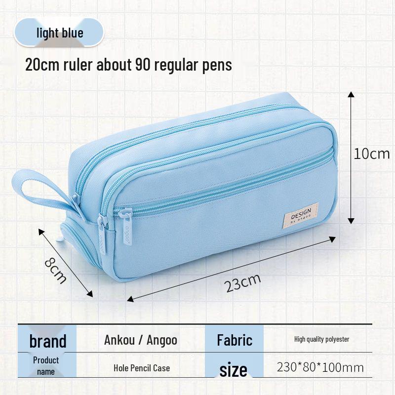 Three-Layer Large Capacity Multi-Functional Pencil Case for Primary School Students