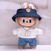 For 17cm Labubu Doll Clothes Fashion Clothes Hoodies Doll Clothes Color Match Hoodies Dolls Accessories Cute Decoration Little Cloths