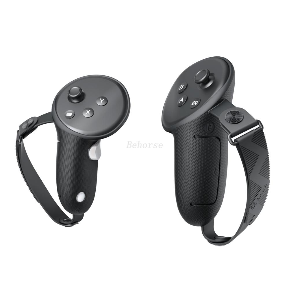 

AMVR Silicone Protective Cover With Knuckle Strap for Oculus Quest 3 Controller Grips Handle Protector VR Accessories чёрный