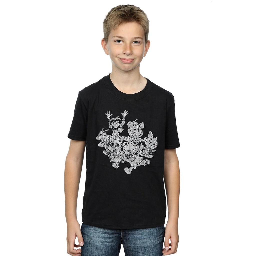 Disney Boys The Muppets Muppet Babies Mono Group T-Shirt