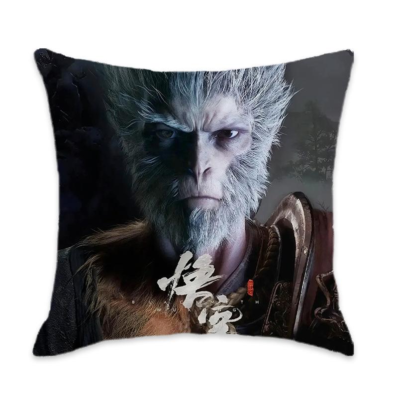 Kissen der New Black Myth Wukong Serie Bequem und weich Auto Zuhause Schlafzimmer Nachttischkissen Kissen